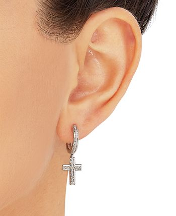 Macys 2024 cross earrings