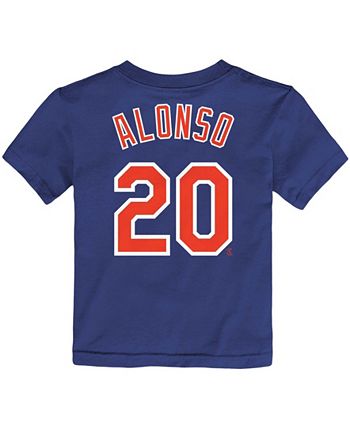 Pete Alonso New York Mets Player Royal Blue Printed Baseball Jersey