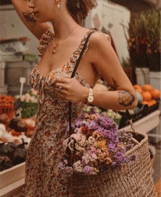 Women's Swiss Toccata Diamond-Accent Gold-Tone Stainless Steel Bracelet Watch 29mm