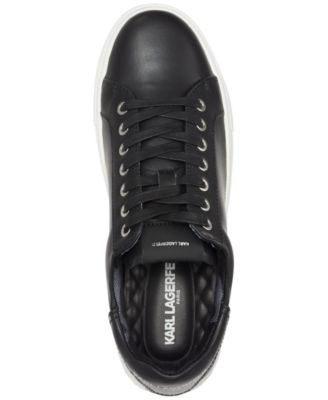 Karl Lagerfeld Men's Smooth Leather Tennis Sneaker