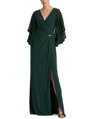 macys ralph lauren green dress