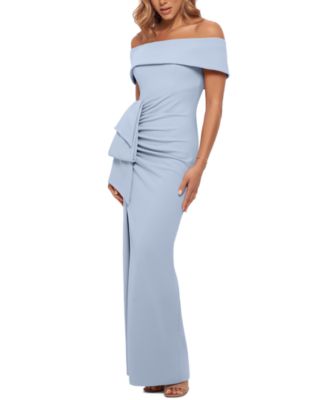 macys blue gowns