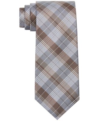 Calvin Klein - Men's Modern Glen Plaid Tie