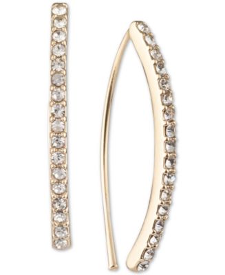 Lauren Ralph Lauren Pavé Threader Earrings - Macy's