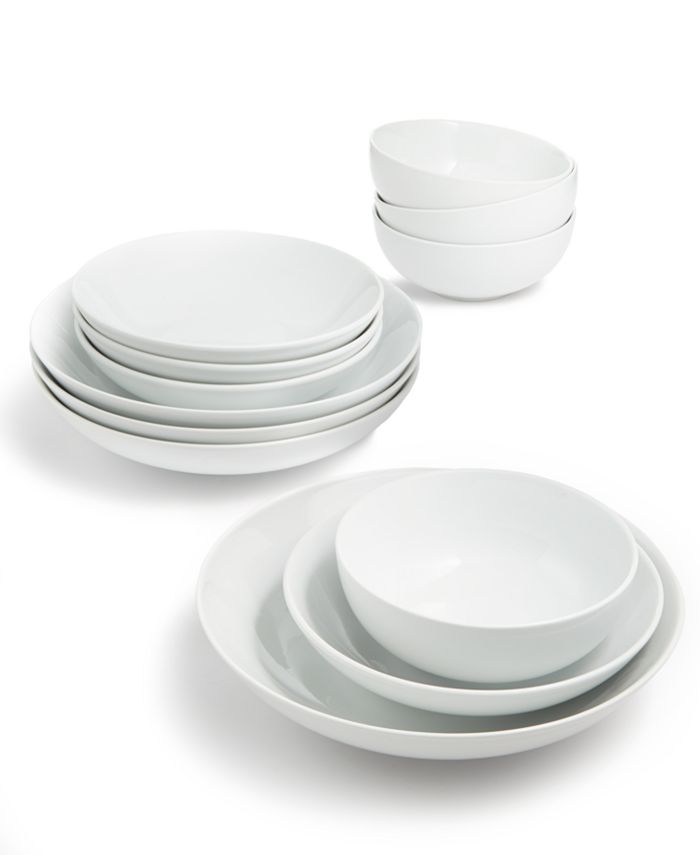 The Cellar - 12-Pc. All Bowl Dinnerware Set, Created for Macy's