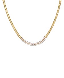 Diamond 17" Statement Necklace (1/5 ct. t.w.) in 14k Gold-Plated Sterling Silver