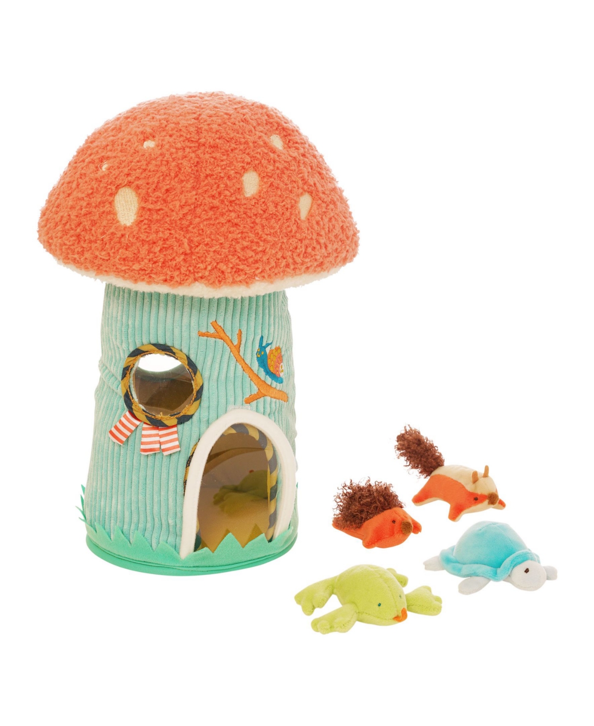 Manhattan Toy Company Toadstool Cottage Plush Activity Toy, 6 Piece In Multi