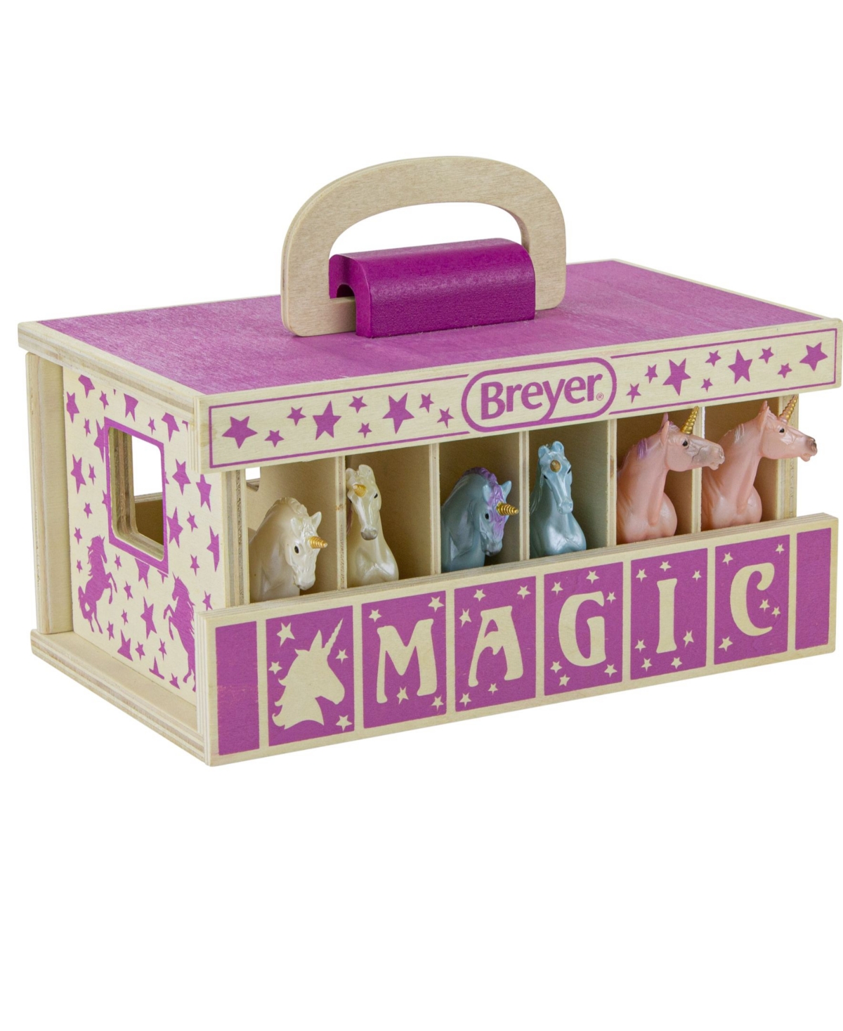 Shop Breyer Horses Unicorn Magic 1:32 Scale Stable Mate Play Set, 6 Piece In Multi