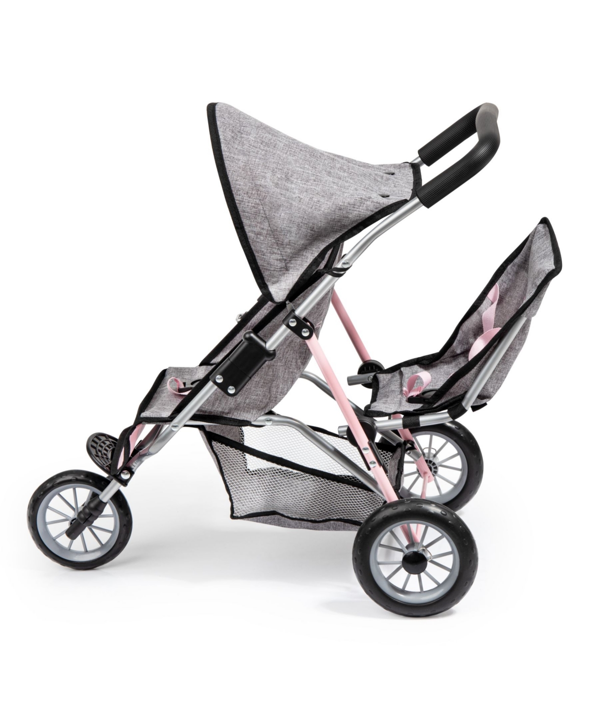Bayer Baby Doll Twin 3 Wheel Jogger In Multi
