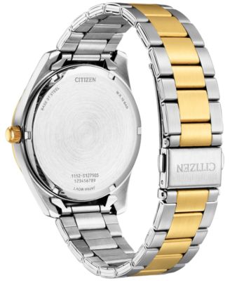 Men's Two-Tone Stainless Steel Bracelet Watch 42mm