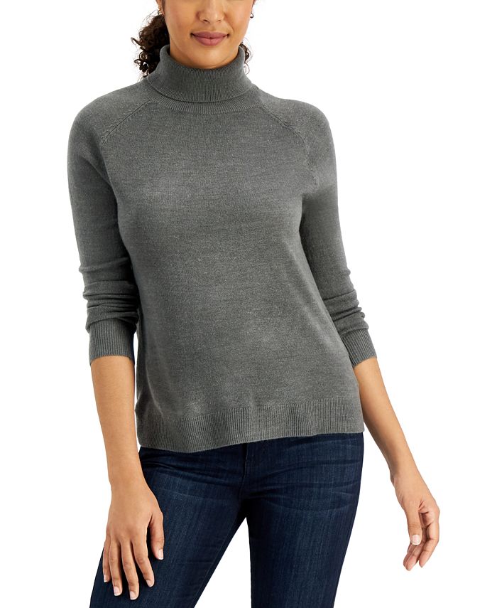 Karen Scott Petite Luxsoft Turtleneck Sweater Created for Macy s