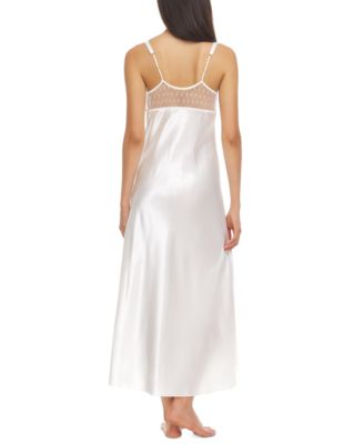 Stella Satin Venise Trim Lingerie Nightgown  