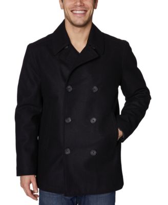 nautica men's big and tall wool peacoat