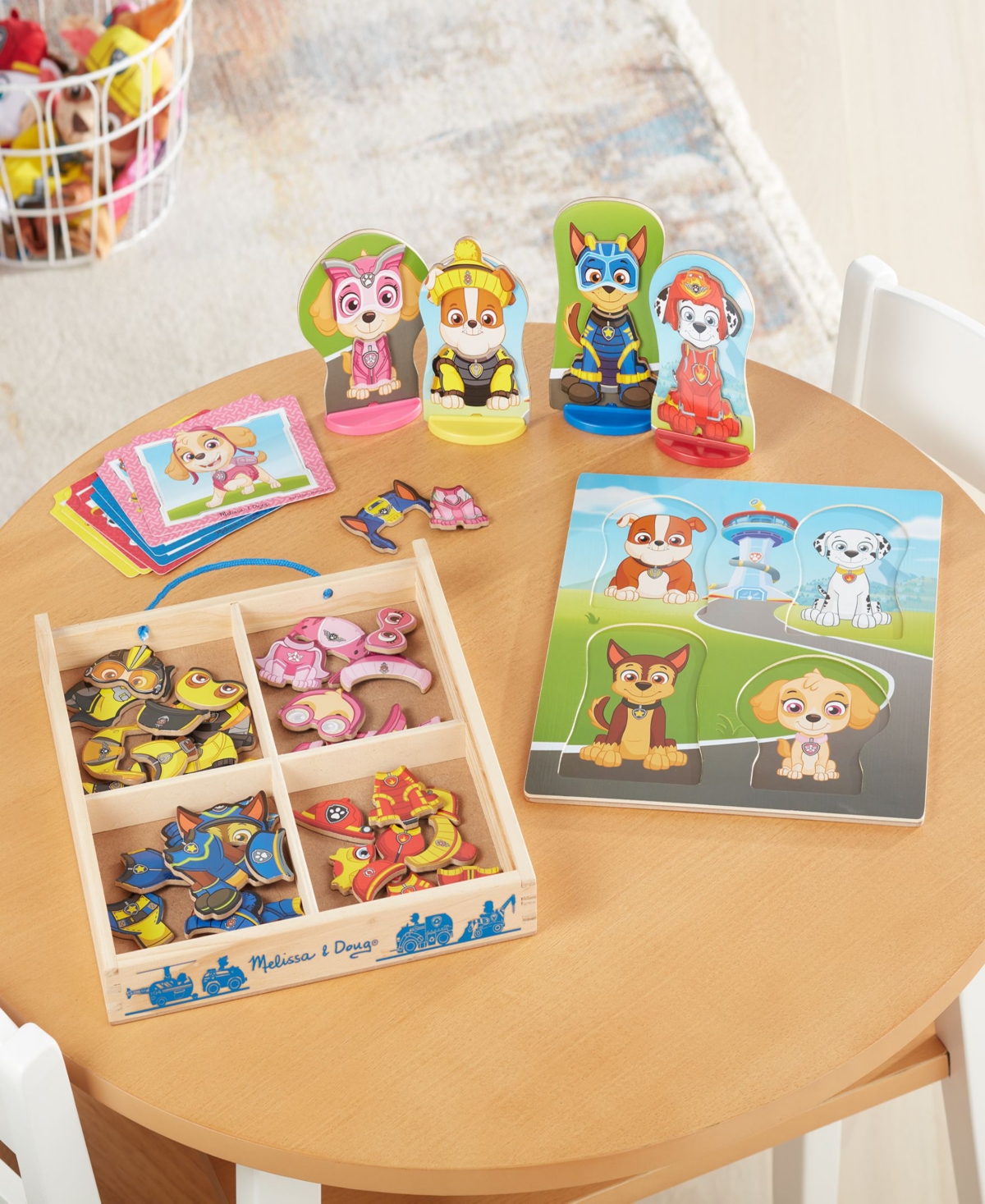 Melissa & Doug Paw Patrol Magnetic Pretend Play, Set Of 64 In Multi