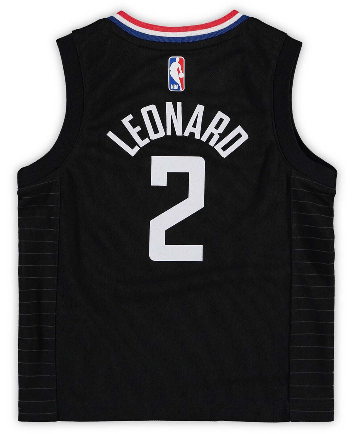 Preschool Girls and Boys Kawhi LeonardLa Clippers 2020/21 Fast Break Replica Jersey - Statement Edition - Black