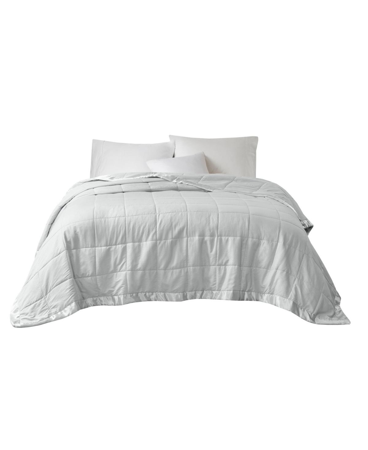 Madison Park Cambria Oversized Down Alternative Blanket with Satin Trim,