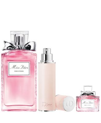 Miss Dior Rose N'Roses ギフトセット DIOR 3-Pc. Miss Dior Rose N'Roses Eau de Toilette Gift Set
