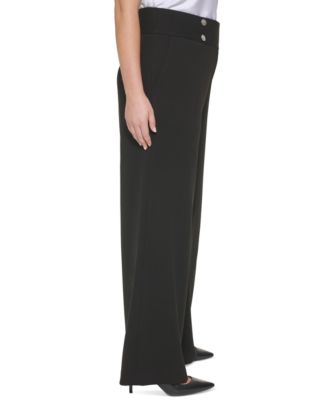 Calvin Klein Plus Size Wide-Leg Pants