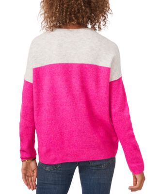 Vince Camuto Extended Shoulder Color-Blocked Sweater & Reviews ...