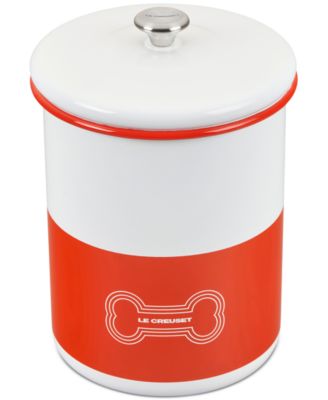 4.25 Quart Enamel on Steel Pet Treat Jar with Lid