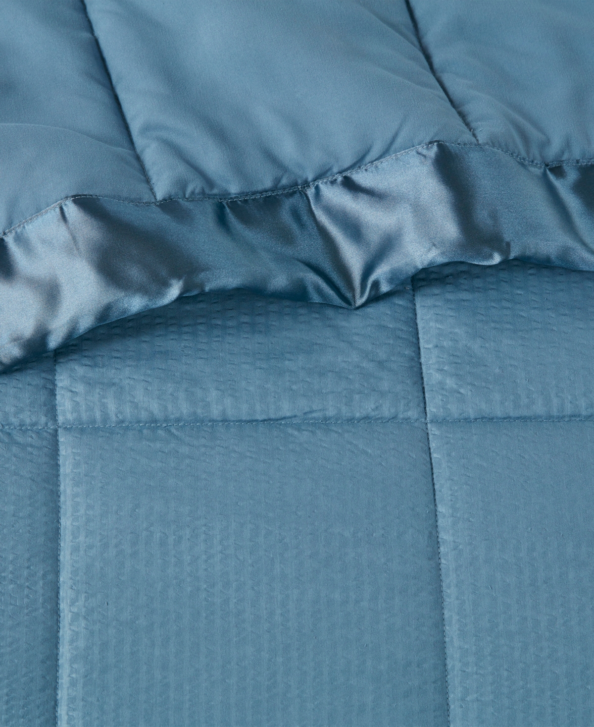 Madison Park Cambria Oversized Down Alternative Satin Trim Blanket