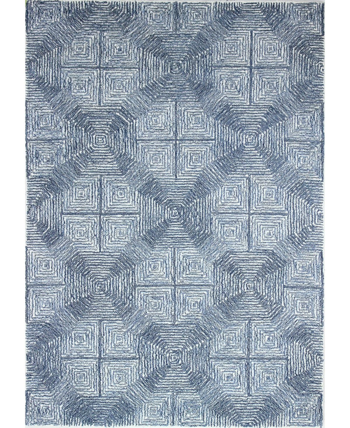 Closeout! Bb Rugs Veneto CL207 7' 6in x 9' 6in Area Rug - Azure