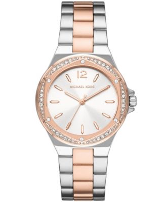 Michael Kors Women\'s Two-Tone Stainless Steel Bracelet Watch 37mm Michael Kors Womens Watch 37mm MOP Chronograph Date MK-5020  main image 4