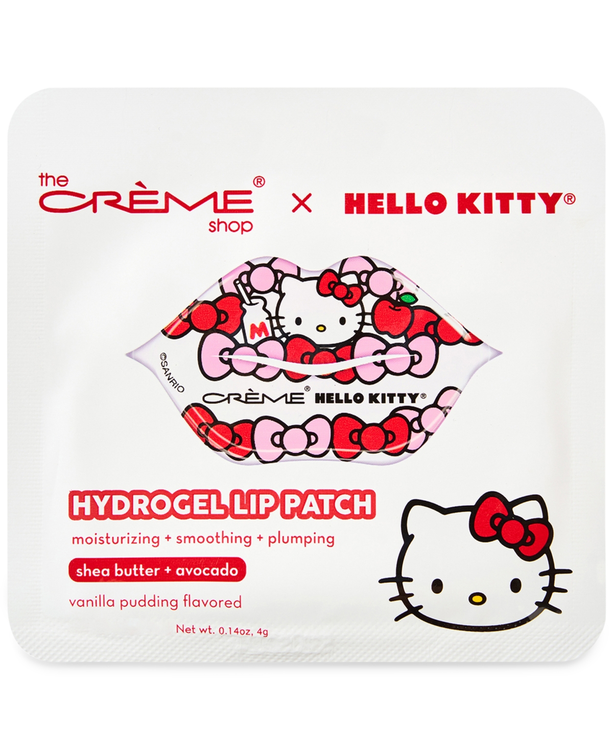 x Hello Kitty Hydrogel Lip Patch - Vanilla Pudding Flavored - Vanilla Pudding Flavored