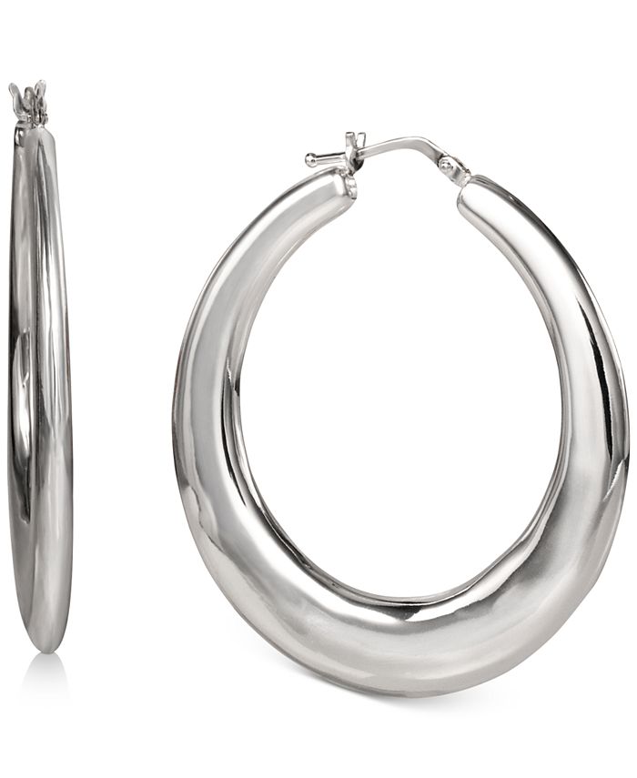 Macy's earrings clearance silver hoops