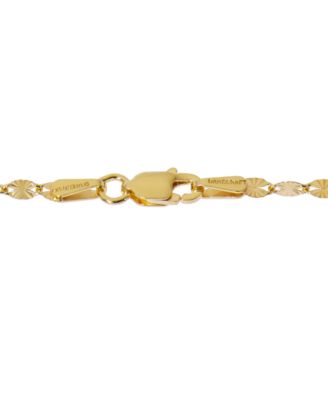 Giani Bernini Textured Disc Ankle Bracelet, Created for Macy's