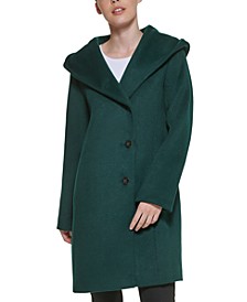 Women's Asymmetrical Hooded Walker Coat