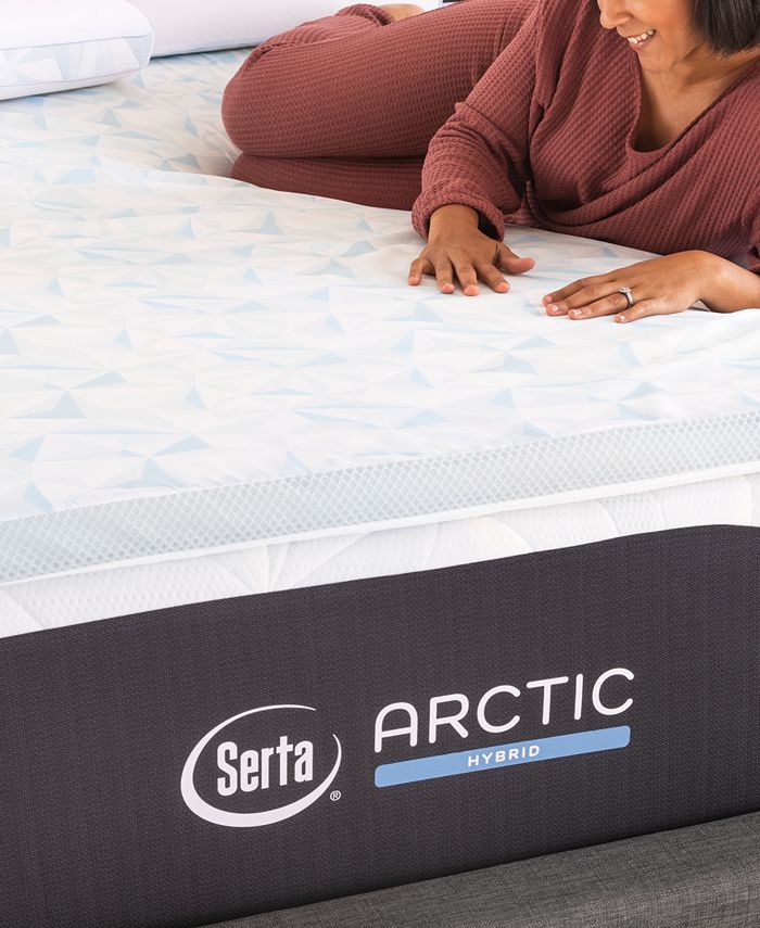 Serta CLOSEOUT! Arctic 25x Cooling 2" Memory Foam Twin Mattress Topper