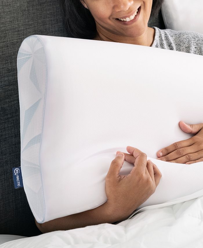 Serta Arctic Pillow
 Serta Arctic 30x Cooling Contour Memory Foam Oversized Bed Pillow Macy s