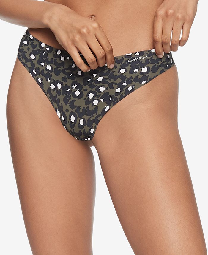 Women's Calvin Klein Invisibles Thong Panty D3428