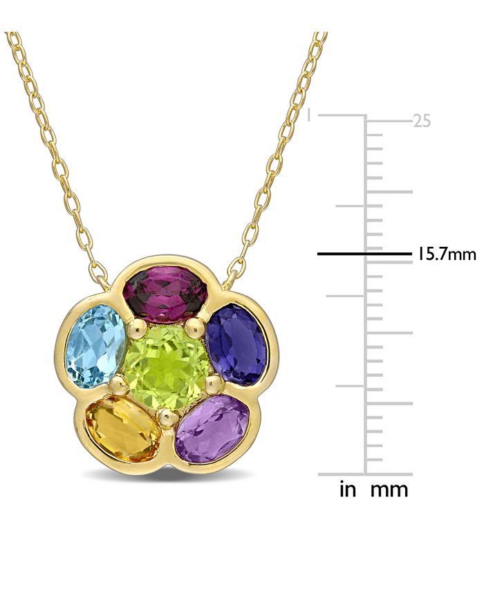 Macy's gemstone necklaces best sale
