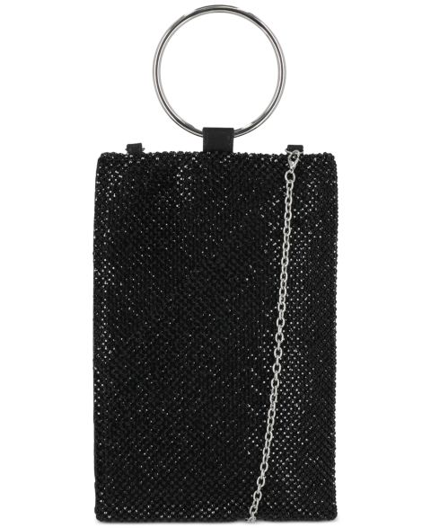 Женская сумка I.N.C. International Concepts Molyy Sequin Bangle Party Pouch, цвет: Чёрный