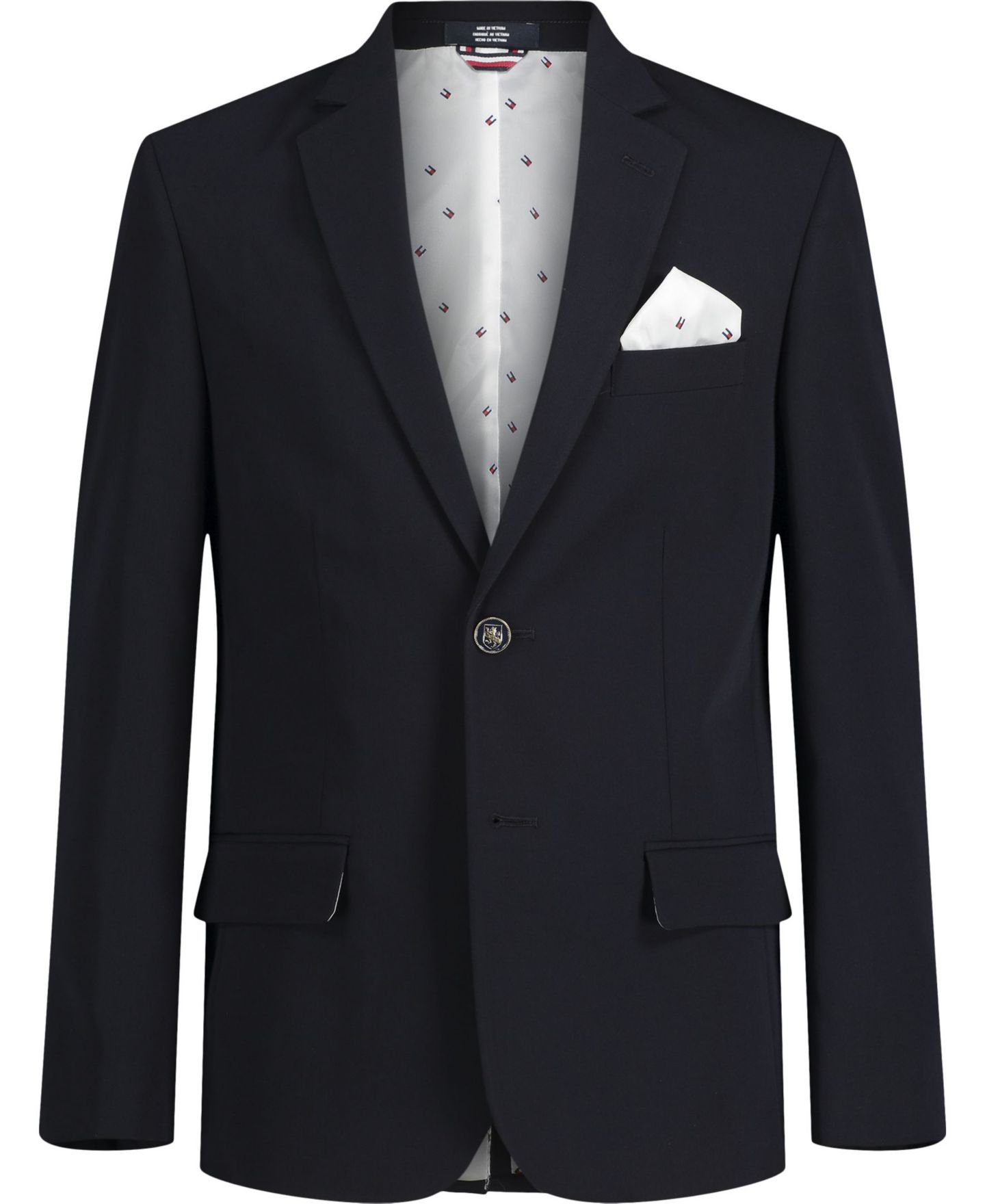 Пиджак Tommy Hilfiger Modern-Fit Alexander Bi-Stretch Blazer для мальчиков, цвет: Тёмно-синий — фото 2