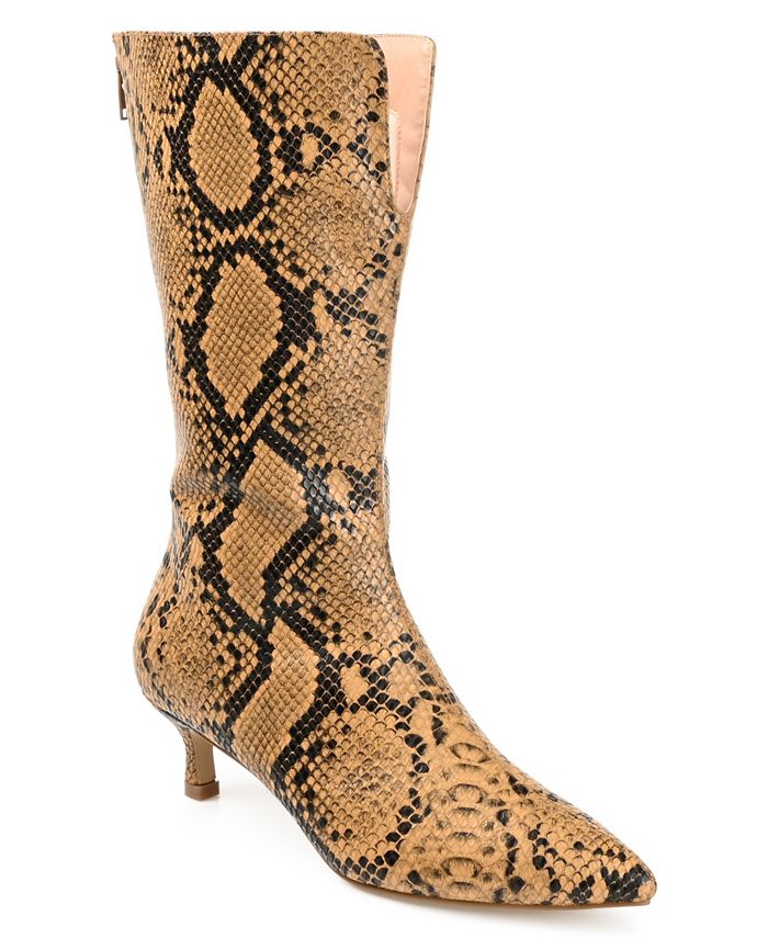 Macys cheap snakeskin boots