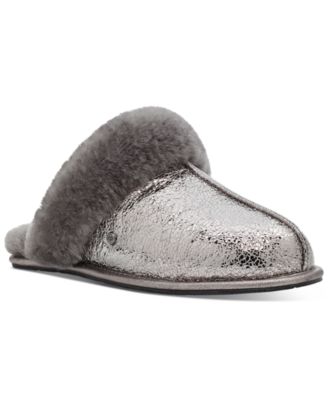 silver ugg slippers