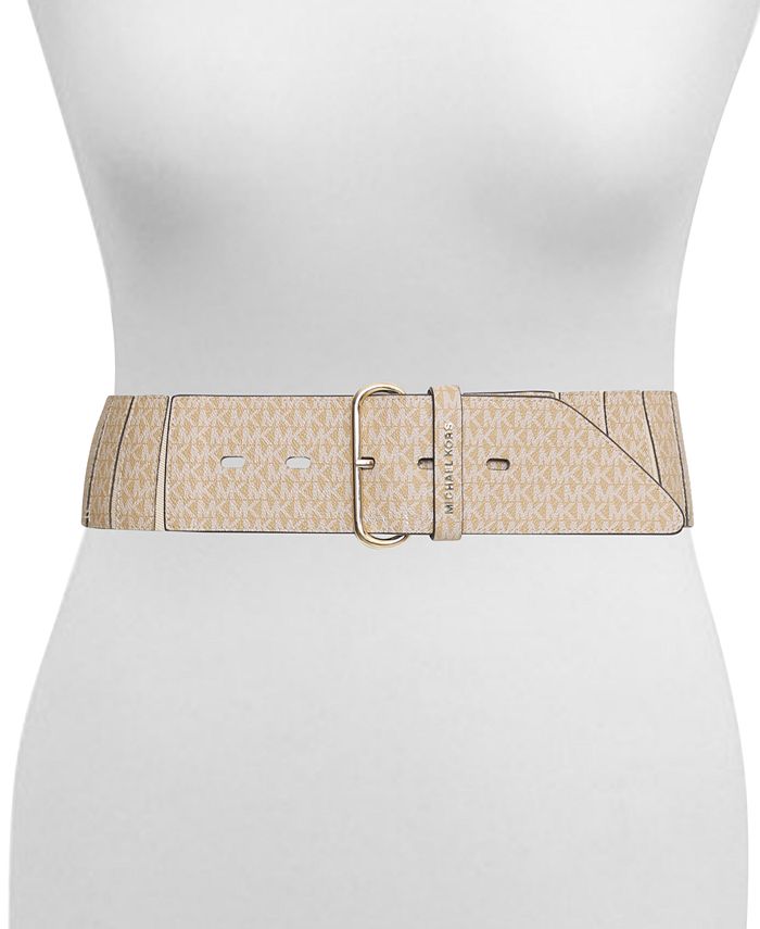 Michael kors discount stretch belt