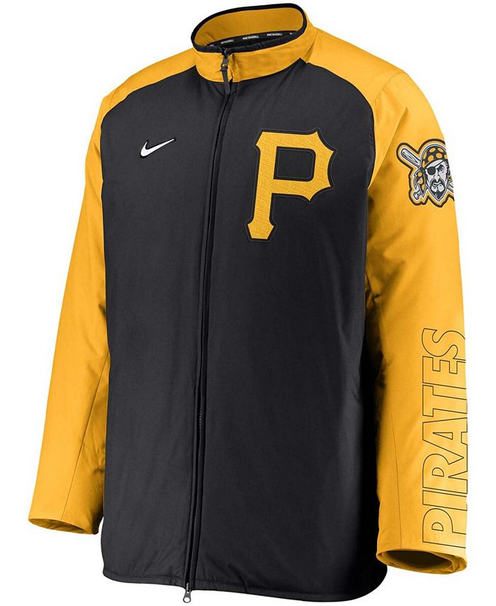Nike Men's Black Pittsburgh Pirates Authentic Collection Dugout Full ...
