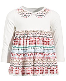 Toddler Girls Cotton Mix-And-Match Fair Isle Tunic, Created for Macy's