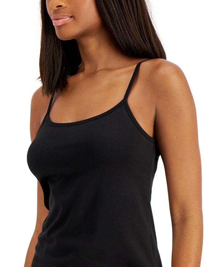 Charter Club Women's ShelfBra Cami Tank, Created for Macy's Macy's