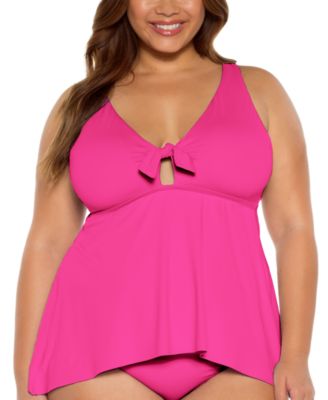 macys plus swimsuits