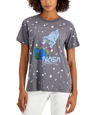 Grayson Threads Black - Juniors' NASA Graphic-Print T-Shirt