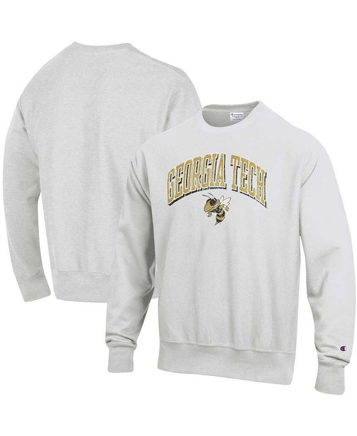 Champion sweater grey deals crew neck yellow