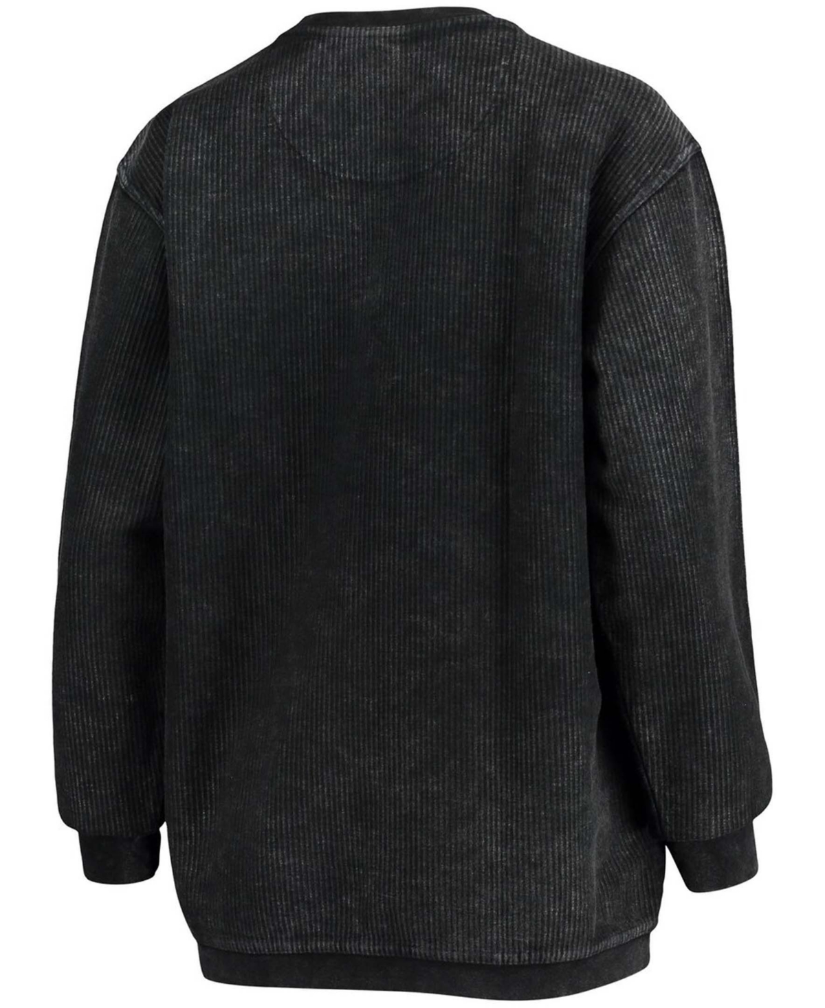 Women'sOregon State Beavers Comfy Cord Vintage-Like Wash Basic Arch Pullover Sweatshirt - Black