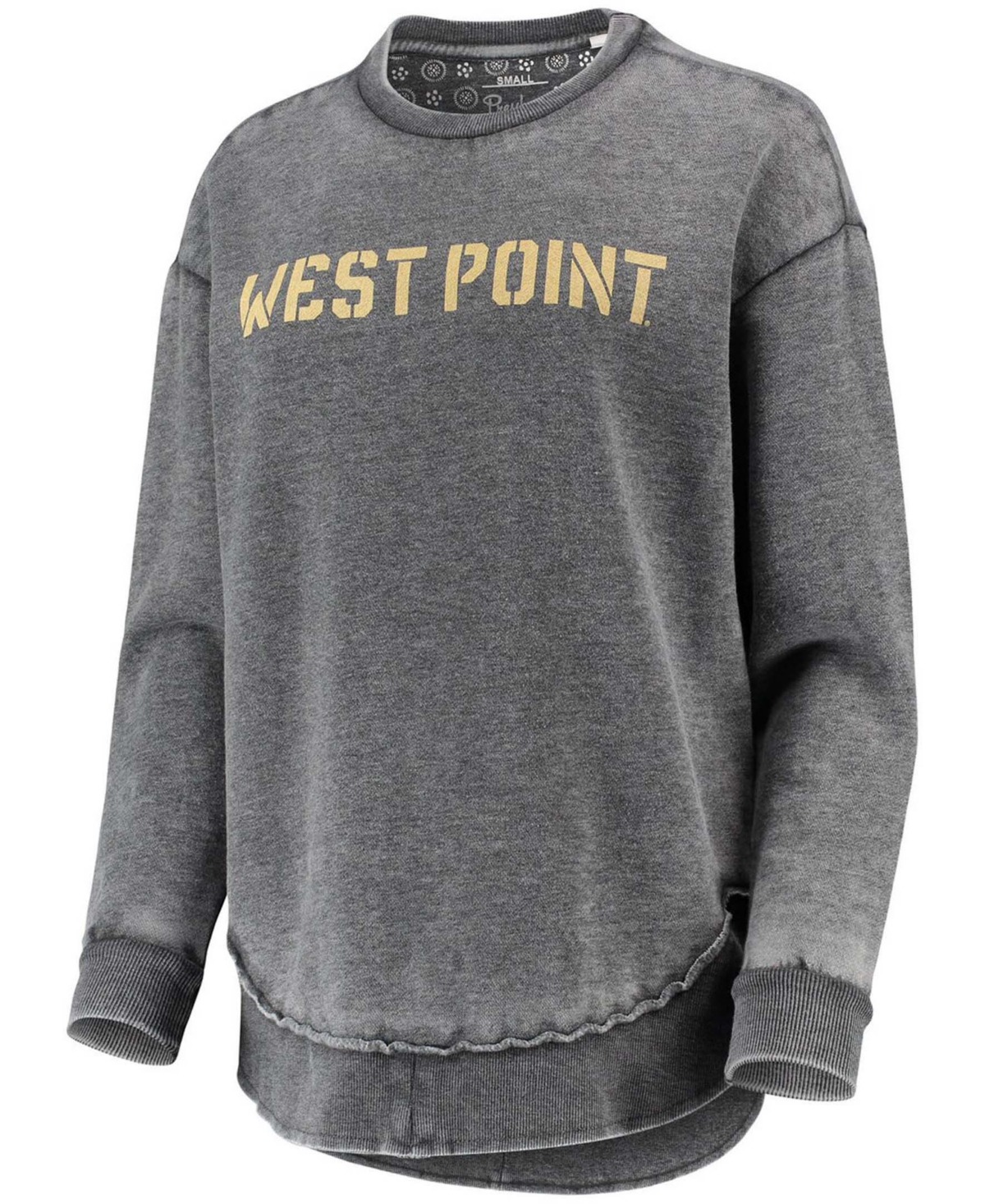 Women'sArmyKnights Vintage-Like Wash Pullover Sweatshirt - Black