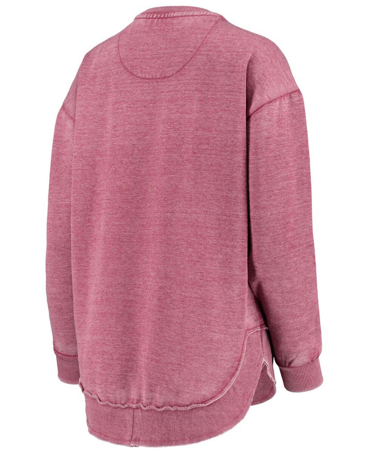 Women'sIndiana Hoosiers Vintage-Like Wash Pullover Sweatshirt - Crimson