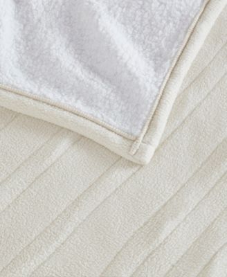 Electric Reversible Fleece to Sherpa Blanket, Full